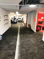 Interface Carpet tile installed in office at 1115 Broadway