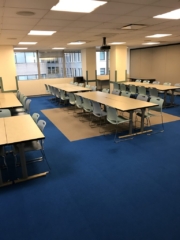 Tandus Cerpet tile install at classroom in 52 broadway