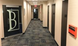 65 Broadway 5th fl hallway carpet tiles