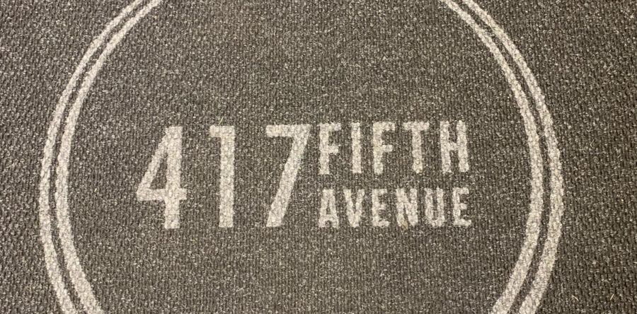 417 Fifth Ave elevator logo mats